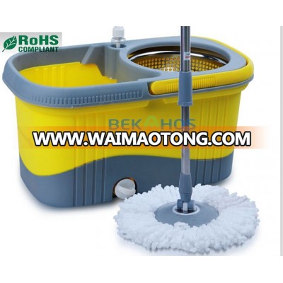 Bekahos Hot Sale Floor Cleaning 360 Degree Spin Mop with 100% New pp Mop Bucket as seen on TV 2017 Smart Product