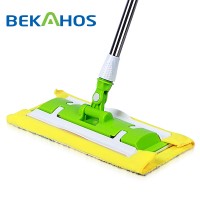 Houseware dry and wet usage 360 swivel magic with clips easy floor cleaning flat mop