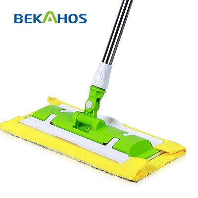 Bekahos 2015 New easy 360 spin sweeper 2 refills and microfiber flat mop big industrial flat mop